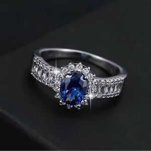 Elegant Blue Sapphire Ring